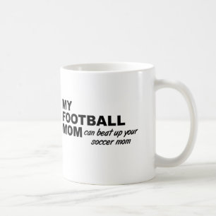 Grappige mok voor voetbalmoeder