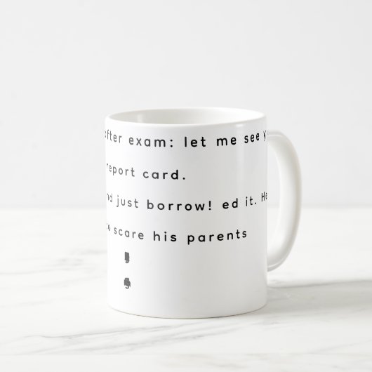 Grappige mokken vader en zoon (Voorkant rechts)