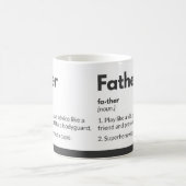 Grappige mokken voor vaders Witte typografie quote (Center)