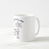 Grappige MOM Slaap Tijd Is Happy Hour- Vermoeide K Koffiemok (Voorkant rechts)