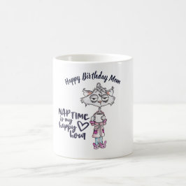 Grappige MOM Slaap Tijd Is Happy Hour- Vermoeide K Koffiemok