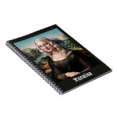 Grappige Mona Lisa Notitieboek (Rechterzijde)