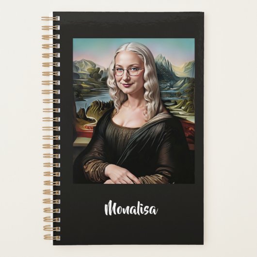 Grappige Mona Lisa Planner (Voorkant)