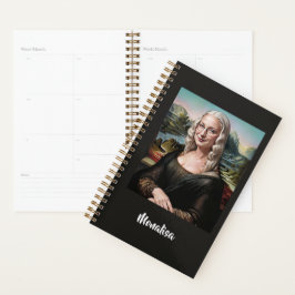 Grappige Mona Lisa Planner