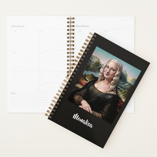 Grappige Mona Lisa Planner (Display)