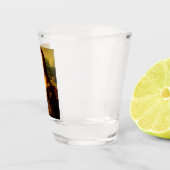 Grappige Mona Lisa Uniek Cadeau Bierliefhebber Shot Glas (Rechts)