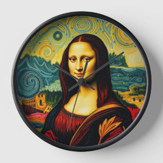 Grappige Mona Van Gogh stijl