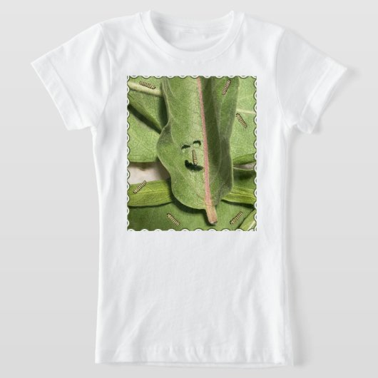 Grappige Monarch Butterfly Caterpillar T-shirt (Laagn)