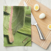 Grappige Monarch Butterfly Caterpillar Theedoek (Quarter Fold)