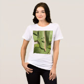 Grappige Monarch Butterfly Caterpillar Tri-Blend Shirt (Voorkant volledig)