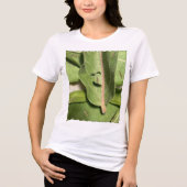 Grappige Monarch Butterfly Caterpillar Tri-Blend Shirt (Voorkant)