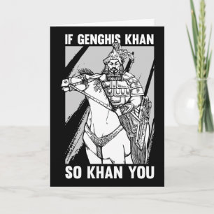 Grappige Mongoolse Geschiedenisgrap en Genghis Kha Kaart