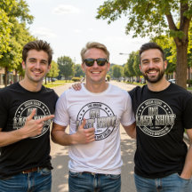 Grappige monochrome Groomsman vrijgezellenfeest