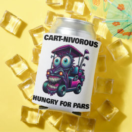 Grappige Monster Golf Cart Gift Sport Fans Blikjeskoeler