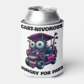 Grappige Monster Golf Cart Gift Sport Fans Blikjeskoeler (Blikje Voorkant)