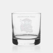 Grappige Monster Golf Cart Gift Sport Fans Whisky Glas (Voorkant)