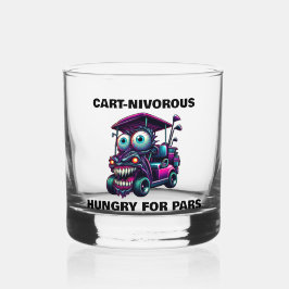 Grappige Monster Golf Cart Gift Sport Fans Whisky Glas