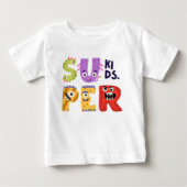 Grappige Monster Letters 'Super Kids' (Voorkant)