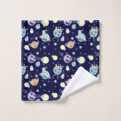 Grappige monsters bad handdoek (Wasdoekje)