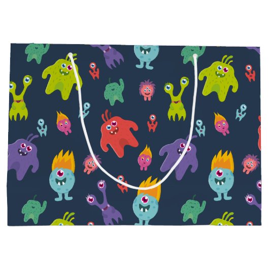 Grappige monsters cadeautas (Achterkant)
