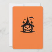 Grappige Monsters Kostuum Halloween Feest Uitnodig Kaart (Achterkant)