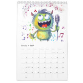 Grappige Monsters op Werk – Kinderen 2026 Kalender (Jan 2027)