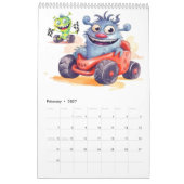 Grappige Monsters op Werk – Kinderkalender Kalender (Feb 2027)