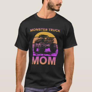 Grappige Monstertruck Moeder Vintage Truck Liefheb T-shirt