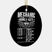 Grappige monteur uurtarief auto monteur arbeid keramisch ornament (Rechts)