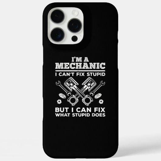 Grappige monteur voor mannen vader auto diesel aut Case-Mate iPhone case (Achterkant)