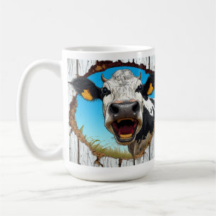 Grappige Moo Koe Mok, Heifer Lover Cup Koffiemok