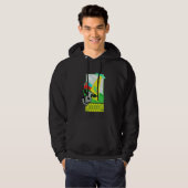 Grappige Moo UFO grap Hoodie (Voorkant volledig)