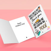 Grappige Mooie Gelukkige Moederdag Van Kat Kaart