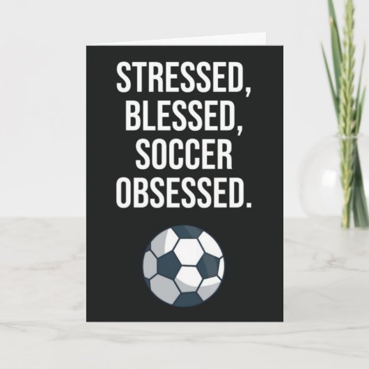 Grappige Mooie Voetbal Kaarten Kinderen Sport Kids (Voorkant)