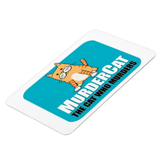 Grappige Moordkat magneet (Linkerzijde)