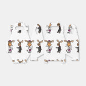 Grappige Moose bruid en bruidegom Bedankdoosjes (Uitgevouwen)