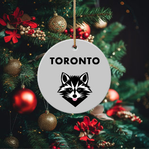Grappige Mop Rakkers Toronto Wasbeer Licht Kleur Keramisch Ornament