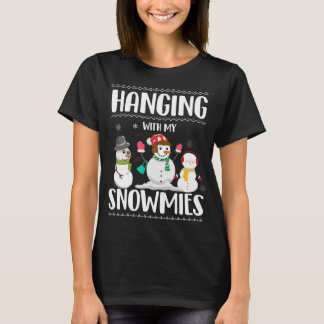 Grappige Mop Snowman Kerstcitaten Voor Vakantie Ze T-shirt