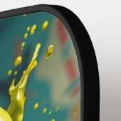 Grappige Mopige augurk Pickleball Paddle (Links Detail)
