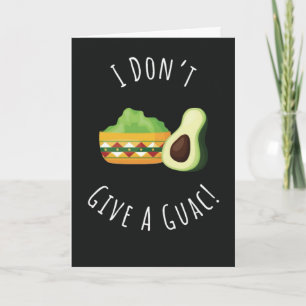 Grappige Moppige Guac Kaart Grappenmaker Avocado G