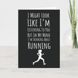 Grappige Moppige Hardloop Kaarten Loper Oefening V