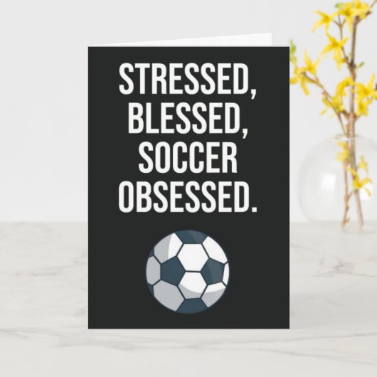 Grappige Moppige Voetbal Kaarten Kinderen Sport Ki (Gele Bloem)