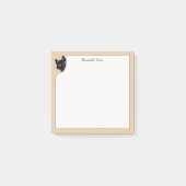 Grappige Mopshond Zwarte Kat Klauw School Post-it® Notes (Voorkant)
