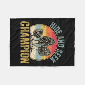 Grappige Morel Paddestoel Jachten Morels Hunter Fo Fleece Deken (Voorkant (Horizontaal))