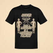 Grappige Mosquito Joke Dad Jokes Mannen Stijl Grap T-shirt