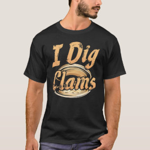 Grappige Mossel Graven Mosselvisser Mosselvangst M T-shirt