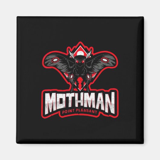 Grappige Mothman Point Pleasant _1 Magneet (Voorkant)