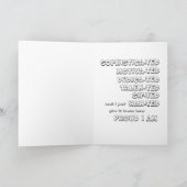 Grappige motivatie felicitaties kaart (Binnen)