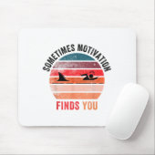 Grappige Motivatie Haai Citaat, Soms Motivatie Muismat (Met muis)
