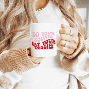 Grappige Motivatie Mok Squats Mok Fitness Cadeaus